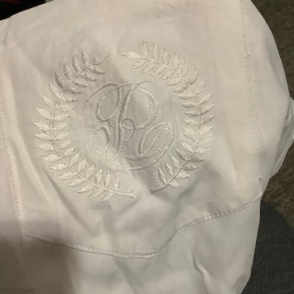 Vintage Plymouth Brand Blouse with Pocket and Button Back Size 11/12 - Picture 3 of 4